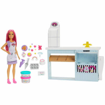 Barbie'nin Pasta Dükkanı Oyun Seti HGB73 - 2