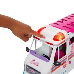 Barbie Dönüşen Ambulans ve Klinik Oyun Seti HKT79 - 5