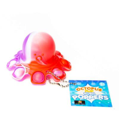 Başel Octopus Flip Push Poppers Stres Toys Fidget - 3