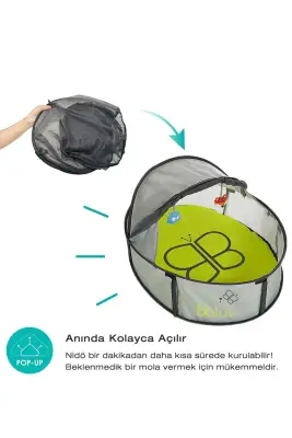 Bblüv Nido Mini - 2in1 Seyahat ve Oyun Çadırı BBL-B0103 - 9