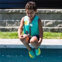 Bblüv Näj 3-6 Yaş Neoprene Yüzme Yeleği Mavi B0166-AQ-M - 2