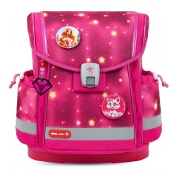 Belmil Pink Star Ortopedik Mıknatıslı Okul Çantası 405- 78/Ag - Belmil