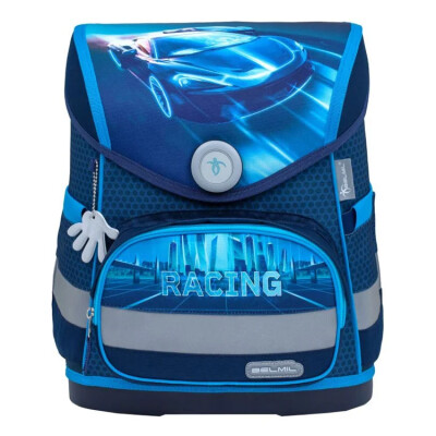 Belmil Racing Blue Neon Mıknatıslı Okul Çantası 405-41/AG-12 - Belmil