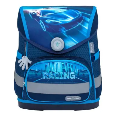 Belmil Racing Blue Neon Mıknatıslı Okul Çantası 405-41/AG-12 - 1