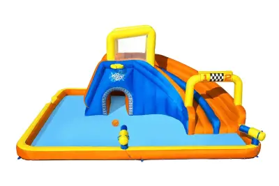 Bestway H2OGO!® Bw53377 Super Speedway™ Çocuklar İçin Şişme Su Parkı 2.65 m - 1