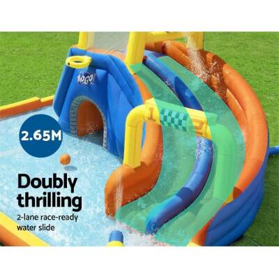 Bestway H2OGO!® Bw53377 Super Speedway™ Çocuklar İçin Şişme Su Parkı 2.65 m - 4