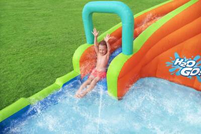 Bestway H2OGO!® Turbo Splash™ 53408 Çocuklar İçin Şişme Mega Su Parkı 2.70 m - 3