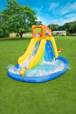 Bestway H2OGO! Kaydıraklı Jumbo Su Parkı Eğlence Havuzu Bw53345 - 2
