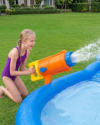 Bestway H2OGO! Kaydıraklı Jumbo Su Parkı Eğlence Havuzu Bw53345 - 2