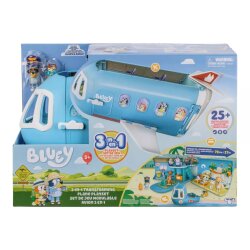 Bluey 3'ü 1 Arada Dönüşen Uçak Sesli Oyun Seti BLU/17670 - Bluey