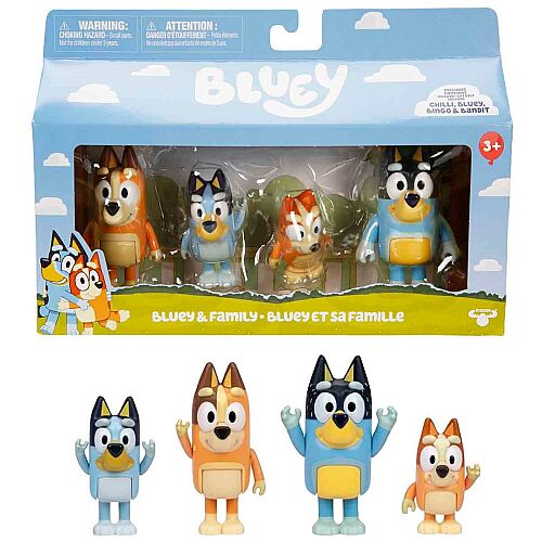 Bluey Figür 4'lü Paket BLU/18915 - 1