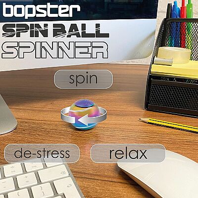  Bopster Çok Renkli Metalik Küre Stres Çarkı - Sb001 - 4