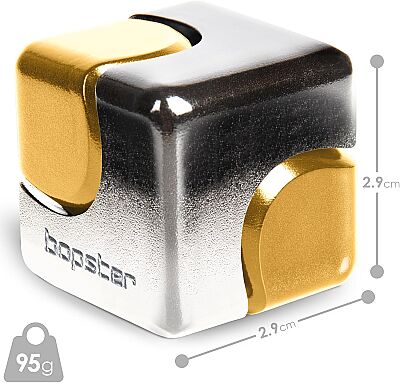  Bopster Gümüş & Altın Küp Stres Çarkı - Cs002 - 2
