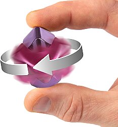  Bopster Pembe & Mor Küp Stres Çarkı - Cs003 - 3