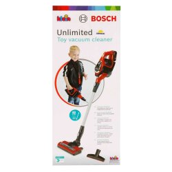 Bosch Unlimited Sesli ve Işıklı Oyuncak Dikey Süpürge Kırmızı S00006808 - 8