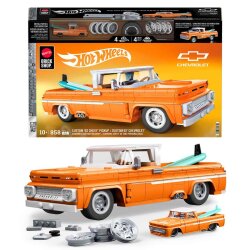 Brick Shop Hot Wheels Elite Serisi Custom '62 Chevy Pickup Araba Yapım Seti 858 Parça JFT20 - Hot Wheels