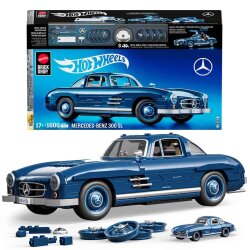 Brick Shop Hot Wheels Premium Serisi Mercedes-Benz 300 SL Araba Yapım Seti 1600 Parça HWW25 - Hot Wheels