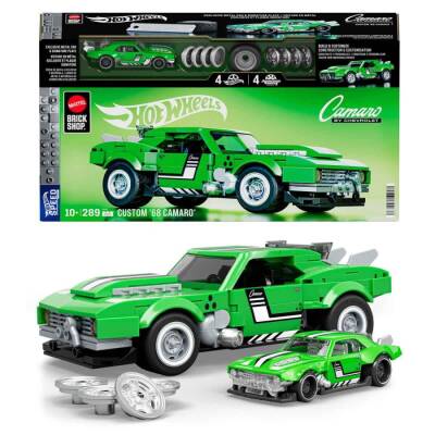 Brick Shop Hot Wheels Speed Custom 68 Camaro Araba 289 Parça Yapım Seti JFT16 - 1