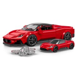 Brick Shop Hot Wheels Speed Serisi Maserati Mc20 Araba 250 Parça Yapım Seti JFR90 - 2