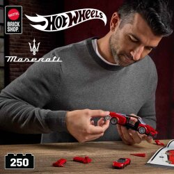 Brick Shop Hot Wheels Speed Serisi Maserati Mc20 Araba 250 Parça Yapım Seti JFR90 - 5