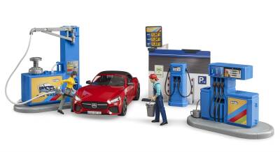 Bruder Benzin İstasyonu Ve Oto Yıkama Br62111 - 1