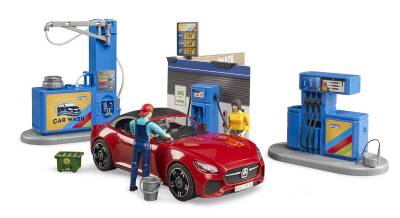 Bruder Benzin İstasyonu Ve Oto Yıkama Br62111 - 2