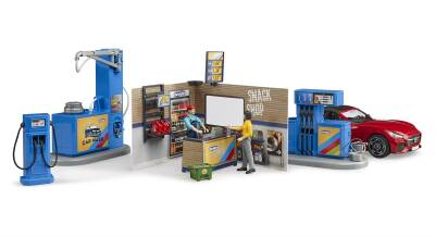 Bruder Benzin İstasyonu Ve Oto Yıkama Br62111 - 3