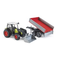 Bruder Claas Nectıs 267F Traktör & Römork Br02112 - 3