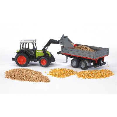 Bruder Claas Nectıs 267F Traktör & Römork Br02112 - 5