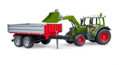 Bruder Fendt Verıo 211 Kepçeli Traktör & Römork Br02182 - 4