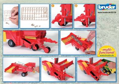 Bruder Grimme Se 75-30 Patates Toplama Aracı Ve Patatesler Br02130 - 6