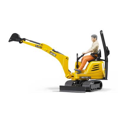 Bruder Jcb Mikrobagger 8010 Cts & İnşaat İşçisi Br62002 - 2
