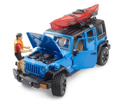 Bruder Jeep Wrangler Unlimited Rubicon, Kano ve Sürücü Br02529 - 2