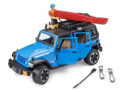 Bruder Jeep Wrangler Unlimited Rubicon, Kano ve Sürücü Br02529 - 4