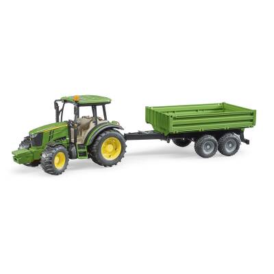 Bruder John Deere 5115 Traktör & Römork BR02108 - 1