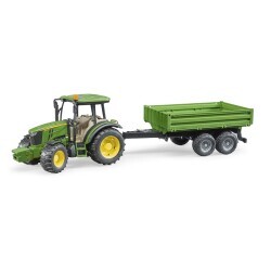 Bruder John Deere 5115 Traktör & Römork Br02108 - 5