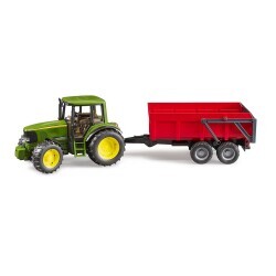 Bruder John Deere 6920 Traktör+ Kırmızı Römork BR02057 - 5