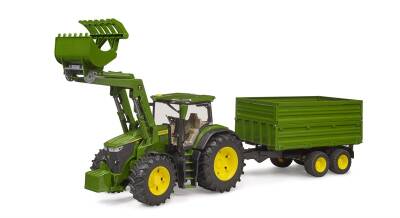 Bruder John Deere 7R 350 Kepçelı Traktör Ve Römork Br03155 - 4