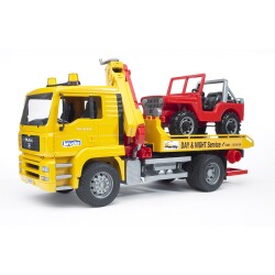 Bruder Man Araba Çekici & Jeep Br02750 - 2