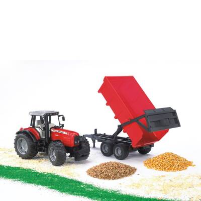 Bruder Massey Ferguson 7480 Traktör & Römork Br02045 - 2