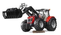 Bruder Massey Ferguson 7624 Kepçeli Traktör Br03047 - 4