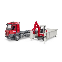 Bruder Mb Arocs Damperli Kamyon Ve Schaeff Hr16 Eks. Br03624 - 4