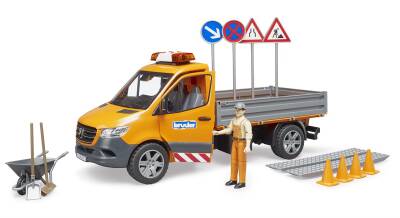 Bruder Mercedes Benz Sprinter Yol Bakım Aracı ve Elemanı Br02677 - 7