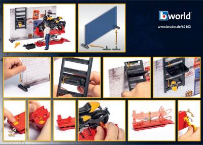 Bruder Motor Repair Station Br62102 - 7