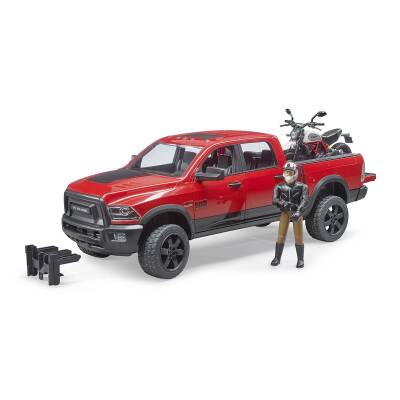 Bruder Ram 2500 Pickup, Ducati Motorsiklet ve Sürücüsü Br02502 - 2