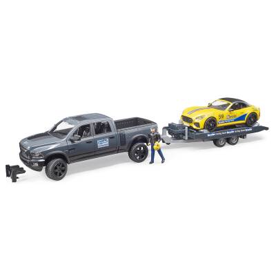 Bruder Ram 2500 Pickup ve Roadster Yarış Arabası Br02504 - 1