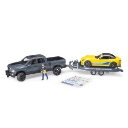 Bruder Ram 2500 Pickup ve Roadster Yarış Arabası Br02504 - 2