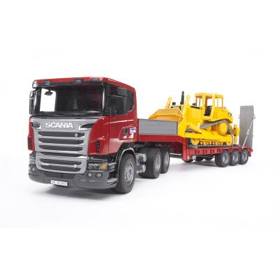 Bruder Scania R-Serisi Caterpillar Buldozer Taşıyan Tır Br03555 - 2