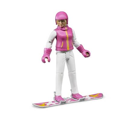 Bruder Snowboard'Cu Bayan Ve Aksesuarları Br60420 - 1