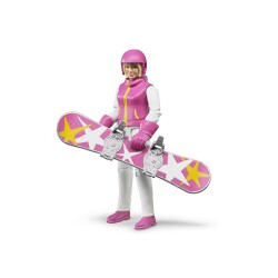Bruder Snowboard'Cu Bayan Ve Aksesuarları Br60420 - 2